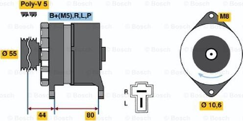 BOSCH 0 986 034 291 - Alternateur cwaw.fr