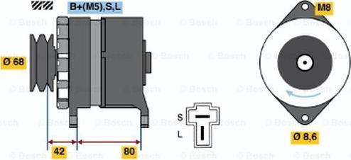 BOSCH 0 986 035 431 - Alternateur cwaw.fr