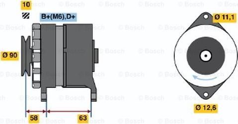 BOSCH 0 986 035 630 - Alternateur cwaw.fr