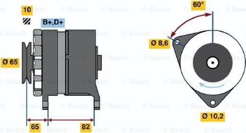 BOSCH 0 986 035 670 - Alternateur cwaw.fr