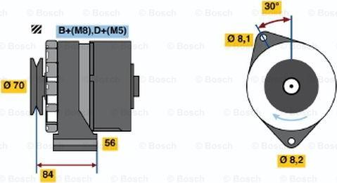 BOSCH 0 986 035 841 - Alternateur cwaw.fr