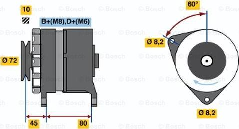 BOSCH 0 986 035 740 - Alternateur cwaw.fr