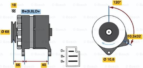 BOSCH 0 986 035 780 - Alternateur cwaw.fr