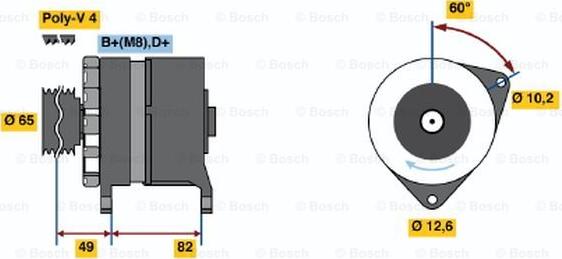 BOSCH 0 986 035 720 - Alternateur cwaw.fr