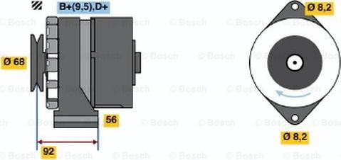 BOSCH 0 986 036 930 - Alternateur cwaw.fr