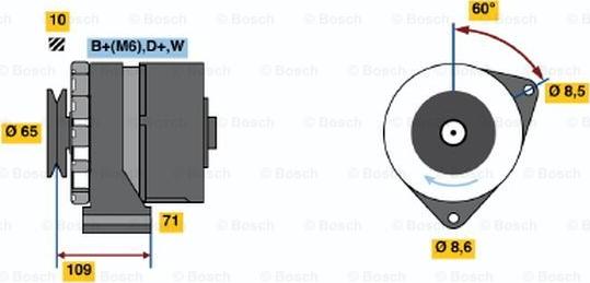 BOSCH 0 986 036 490 - Alternateur cwaw.fr