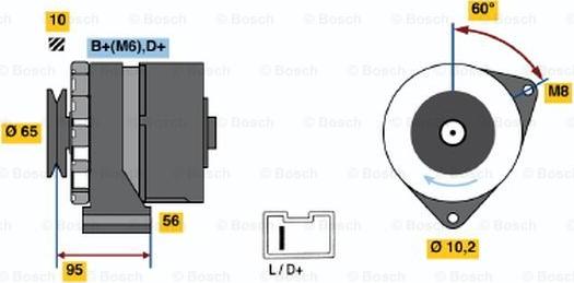 BOSCH 0 986 036 891 - Alternateur cwaw.fr