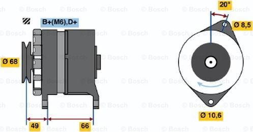 BOSCH 0 986 036 841 - Alternateur cwaw.fr