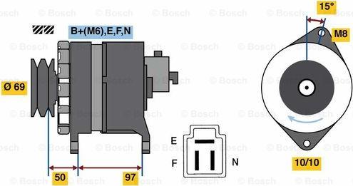 BOSCH 0 986 036 311 - Alternateur cwaw.fr