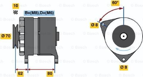 BOSCH 0 986 036 770 - Alternateur cwaw.fr