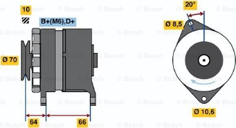 BOSCH 0 986 030 990 - Alternateur cwaw.fr