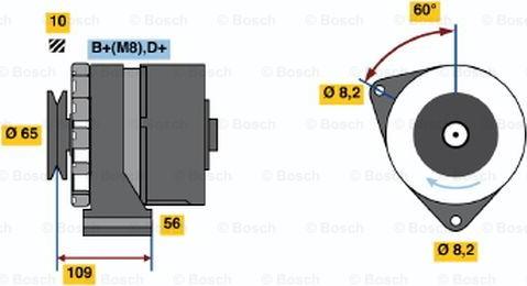 BOSCH 0 986 030 530 - Alternateur cwaw.fr