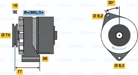 BOSCH 0 986 030 690 - Alternateur cwaw.fr