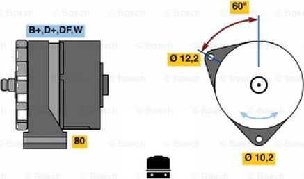 BOSCH 0 986 030 320 - Alternateur cwaw.fr