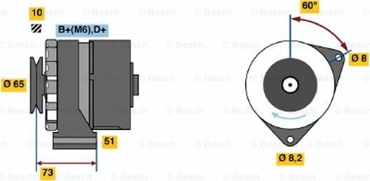 BOSCH 0 986 030 700 - Alternateur cwaw.fr