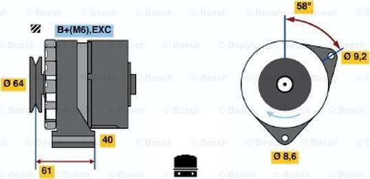 BOSCH 0 986 031 931 - Alternateur cwaw.fr