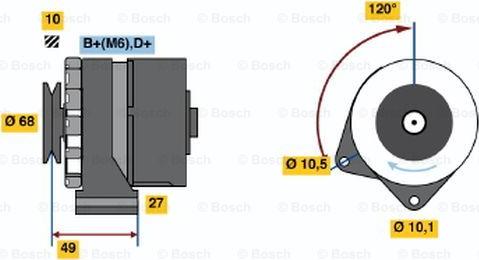 BOSCH 0 986 031 460 - Alternateur cwaw.fr