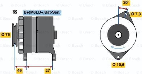 BOSCH 0 986 031 641 - Alternateur cwaw.fr