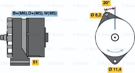 BOSCH 0 986 031 190 - Alternateur cwaw.fr