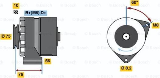 BOSCH 0 986 031 360 - Alternateur cwaw.fr