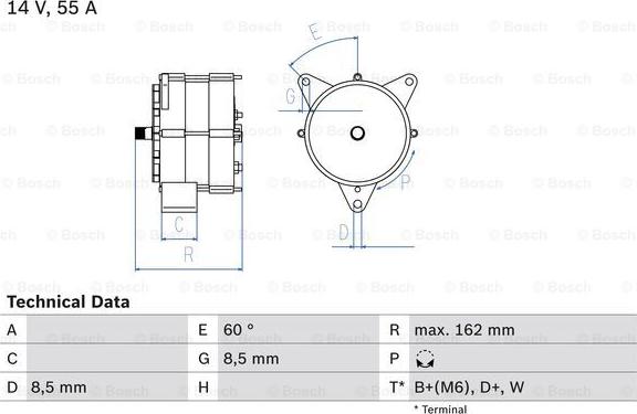 BOSCH 0 986 031 270 - Alternateur cwaw.fr