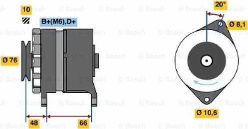 BOSCH 0 986 031 740 - Alternateur cwaw.fr