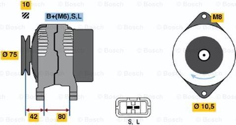 BOSCH 0 986 038 920 - Alternateur cwaw.fr