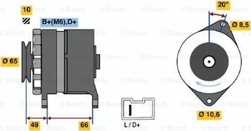 BOSCH 0 986 033 980 - Alternateur cwaw.fr