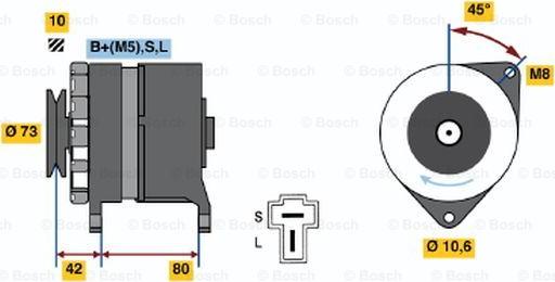 BOSCH 0 986 033 441 - Alternateur cwaw.fr