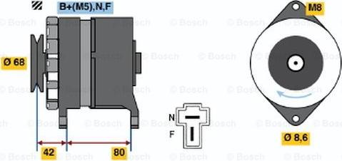 BOSCH 0 986 033 481 - Alternateur cwaw.fr