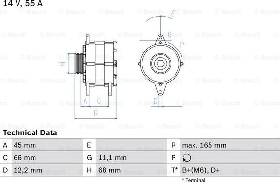 BOSCH 0 986 033 890 - Alternateur cwaw.fr