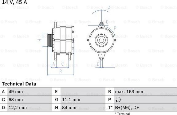 BOSCH 0 986 033 880 - Alternateur cwaw.fr