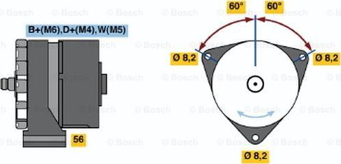 BOSCH 0 986 033 330 - Alternateur cwaw.fr