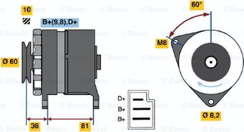 BOSCH 0 986 033 220 - Alternateur cwaw.fr