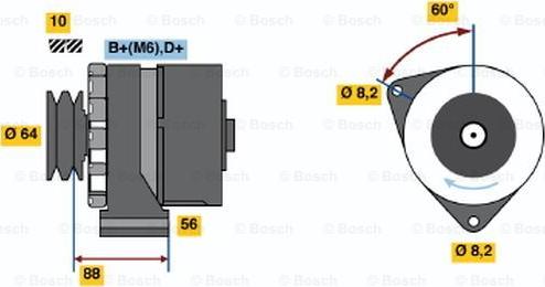 BOSCH 0 986 032 930 - Alternateur cwaw.fr