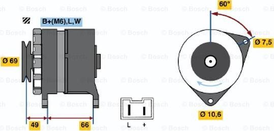 BOSCH 0 986 032 320 - Alternateur cwaw.fr