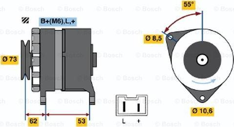 BOSCH 0 986 032 241 - Alternateur cwaw.fr