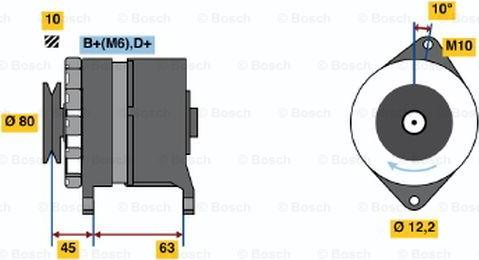 BOSCH 0 986 032 780 - Alternateur cwaw.fr