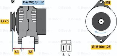 BOSCH 0 986 037 491 - Alternateur cwaw.fr