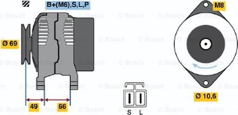 BOSCH 0 986 037 691 - Alternateur cwaw.fr