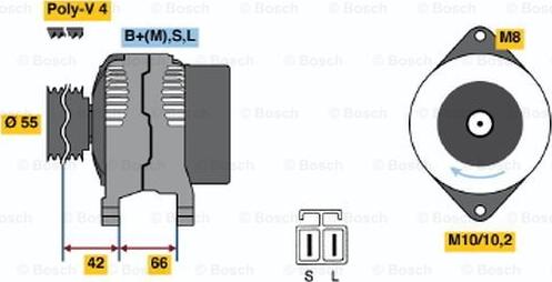 BOSCH 0 986 037 651 - Alternateur cwaw.fr