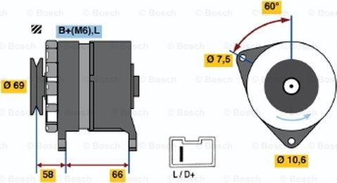 BOSCH 0 986 037 051 - Alternateur cwaw.fr