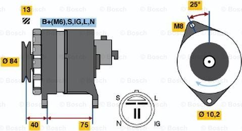 BOSCH 0 986 037 841 - Alternateur cwaw.fr