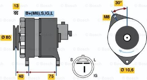 BOSCH 0 986 037 811 - Alternateur cwaw.fr