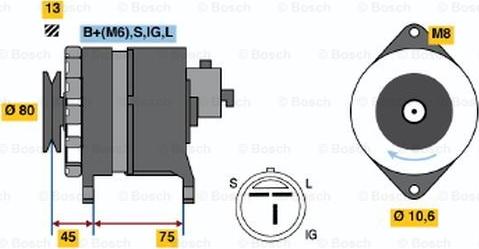 BOSCH 0 986 037 831 - Alternateur cwaw.fr