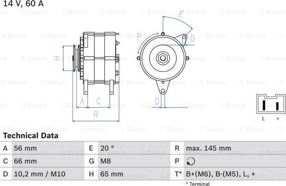 BOSCH 0 986 037 321 - Alternateur cwaw.fr