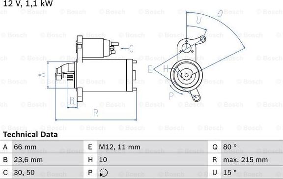 BOSCH 0 986 024 010 - Démarreur cwaw.fr