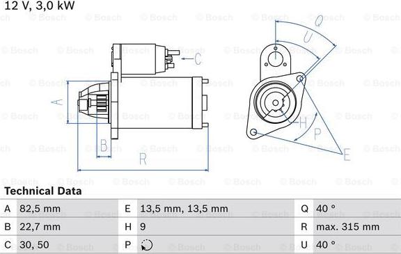 BOSCH 0 986 024 080 - Démarreur cwaw.fr