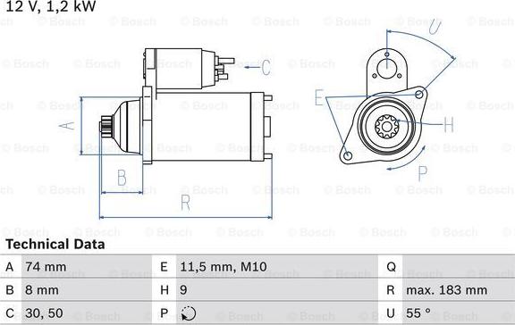 BOSCH 0 986 024 260 - Démarreur cwaw.fr