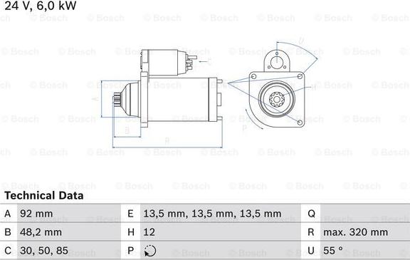 BOSCH 0 986 025 900 - Démarreur cwaw.fr